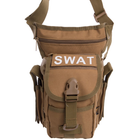 Сумка тактична на стегно SILVER KNIGHT SWAT Sport Ultra (нейлон, оксфорд 900D, р-р 28х27х10см, 7л, Хакі) - изображение 3