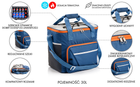 Torba izotermiczna Meteor Frosty 30 L Blue-Grey (74596) - obraz 7