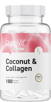 Дієтична добавка OstroVit Морський колаген + кокосова олія MCT180 капсул (5903933908823) - зображення 1