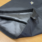 Тактичний рюкзак-баул на 100 літрів Чорний з ремінцями і кишенею Оксфорд 600 Д ПВХ MELGO - зображення 6