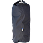 Тактичний рюкзак-баул на 100 літрів Чорний Oxford 600 D Flat вологозахисний речовий мішок MELGO