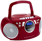 Boombox Hyundai TRC 788 AU3RS Srebrny/Czerwony (HY-TRC788AU3RS) - obraz 2