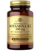 Солгар Solgar Vitamin K2 MK-7 100 мкг 50 капсул — натуральний вітамін K2 з натто для кісток, судин та правильного засвоєння кальцію