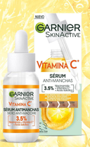 Сироватка для обличчя Garnier Skinactive Vitamin C Anti-Dark Spots & Brightening 30 мл (3600542453165) - зображення 3