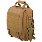 Рюкзак тактичний патрульний SILVER KNIGHT Top (нейлон, оксфорд 900D, р-р 33x27x10см, 9л, Хакі) - изображение 4