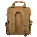 Рюкзак тактичний патрульний SILVER KNIGHT Top (нейлон, оксфорд 900D, р-р 33x27x10см, 9л, Хакі) - изображение 5