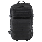 Рюкзак тактичний триденний штурмовий Military Rangers Ultra (нейлон 600D, р-р 44x30x26см, 38л, Чорний) - зображення 2