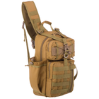 Рюкзак тактичний (Сумка-слінг) з однією лямкою SILVER KNIGHT Top Max (нейлон, розмір 43х24х11см, Хакі) - изображение 1