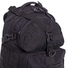 Рюкзак тактичний триденний штурмовий SILVER KNIGHT Max (нейлон, р-р 44х32х21см, 30л, Чорний) - зображення 7