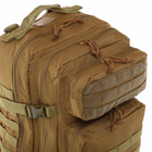 Рюкзак тактичний триденний штурмовий Military Rangers Ultra (нейлон 600D, р-р 44x30x26см, 38л, Хакі) - зображення 4
