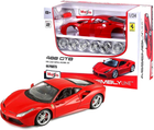 Metalowy model samochodu do skręcania Maisto Ferrari 488 Pista 1:24 (0090159391357) - obraz 1