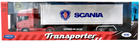 Metalowy model ciężarówki Welly Tir Scania V8 z przyczepą 1:32 (4891761326715) - obraz 1