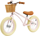 Rowerek biegowy Kidwell Classy z koszyczkiem Różowy (5901130093021) - obraz 1