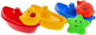 Набір іграшок для ванни Tullo Човники з тваринами (5905094771230) - зображення 2