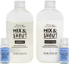 Zestaw do pielęgnacji włosów Mix & Shout Rutina Calmante Szampon 250 ml + Odżywka 250 ml + Booster 2 x 5 ml + Dozownik 2 szt (8437023598115) - obraz 2