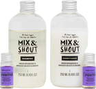 Zestaw do pielęgnacji włosów Mix & Shout Rutina Equilibrante Szampon 250 ml + Odżywka 250 ml + Booster 2 x 5 ml + Dozownik 2 szt (8437023598122) - obraz 3