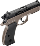 Пістолет страйкбольний ASG CZ 75D Compact Spring 6 мм Fde (23704127) - зображення 4