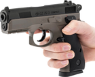 Пістолет страйкбольний ASG CZ 75D Compact Spring 6 мм Fde (23704127) - зображення 8