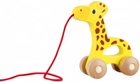 Zabawka do ciagnięcia na sznurku iWood Żyrafa (6935494720025) - obraz 1