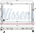 Радіатор охолодження двигуна NISSAN QASHQAI, NISSENS (68733)