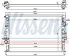 Радиатор охлаждения двигателя FORD KUGA, NISSENS (66863)