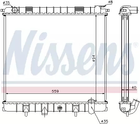 Радіатор охолодження двигуна LAND ROVER, NISSENS (64302A)