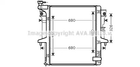 Радіатор охолодження двигуна MITSUBISHI L200/300, AVA COOLING (MTA2202)