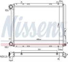 Радіатор охолодження двигуна RENAULT TRAFIC, NISSENS (63906)