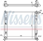 Радиатор охлаждения двигателя KIA SPORTAGE, HYUNDAI TUCSON, NISSENS (606605)