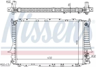Радиатор охлаждения двигателя AUDI A6, NISSENS (60476)