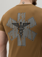 Тактическая футболка BEZET Medic 10125 M Койот (2000093216171) - изображение 5
