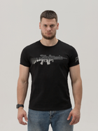 Тактическая футболка BEZET Warrior 10131 3XL Черная (2000134563752) - изображение 1