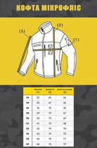 Мужская Флисовая Кофта Мультикам с Водонепроницаемыми вставками и Липучками под шевроны 54 - изображение 2