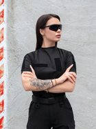 Тактична футболка жіноча BEZET 10331 XS Чорна (ROZ6501032282) - зображення 4