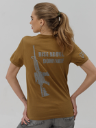 Тактична футболка жіноча BEZET Commando 10103 XL Койот (ROZ6501032309) - зображення 2