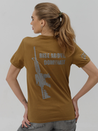 Тактическая футболка женская BEZET Commando 10103 2XL Койот (ROZ6501032310) - изображение 2