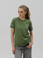 Тактична футболка жіноча BEZET Commando 10111 M Хакі (ROZ6501032313) - зображення 3
