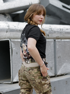 Тактична футболка жіноча BEZET Bellona & Незламна 10447 S Чорна (ROZ6501032350) - зображення 7