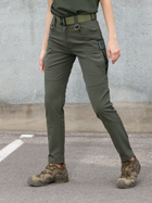 Тактичні штани жіночі BEZET Капелан 10614 M Хакі (ROZ6501032357) - зображення 6