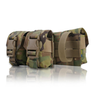 Тактичний Підсумок під 2 гранати Ф-1 або РДГ-5 KIBORG GU Double Mag Pouch Multicam