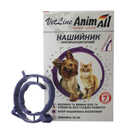 Ошейник противопаразитарный для собак и котов от блох и клещей AnimAll VetLine 35 см, фиолетовый