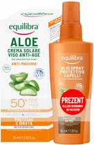 Zestaw Equilibra krem do twarzy SPF 50 75 ml + olejek do włosów 100 ml (8000137018895)