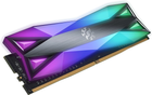 Pamięć ADATA DDR4-3200 16384MB PC4-25600 XPG Spectrix D60G RGB Grey (AX4U3200316G16A-ST60) - obraz 3