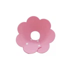 Воротник-подушка для кошек Lesko DT-1063 Flower Pink S послеоперационный защитный от вылизывания