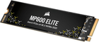 Dysk SSD Corsair MP600 Elite 1 TB PCIe 4.0 x4, NVMe 2.0, M.2 2280 Czarny (840006677611) - obraz 3