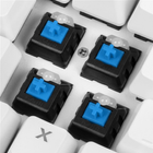 Клавіатура дротова Sharkoon Skiller SGK3 Kailh Blue USB White (4044951032174) - зображення 3