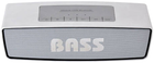 Głośnik przenośny Bass 5945 Bluetooth Speaker Silver (5902067603475) - obraz 1