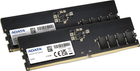 Pamięć ADATA DDR5-4800 65536MB PC5-38400 (Kit of 2x32765) Black (AD5U480032G-DT) - obraz 2
