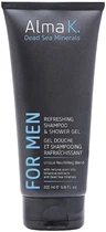 Освіжальний шампунь і гель для душу - Alma K. For Men Refreshing Shampoo And Shower Gel 200ml (706537-61503)