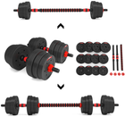 Sztanga-hantle HMS kompozyt 20 kg SGP20 (5907695564563) - obraz 4